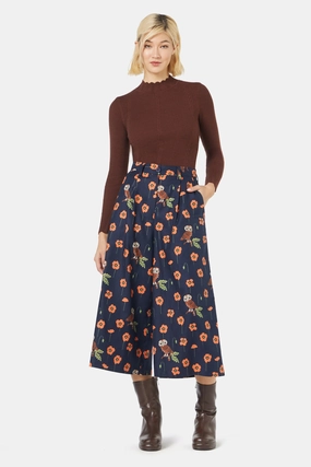 Beach Day Sustainable Poppy Owl Skort