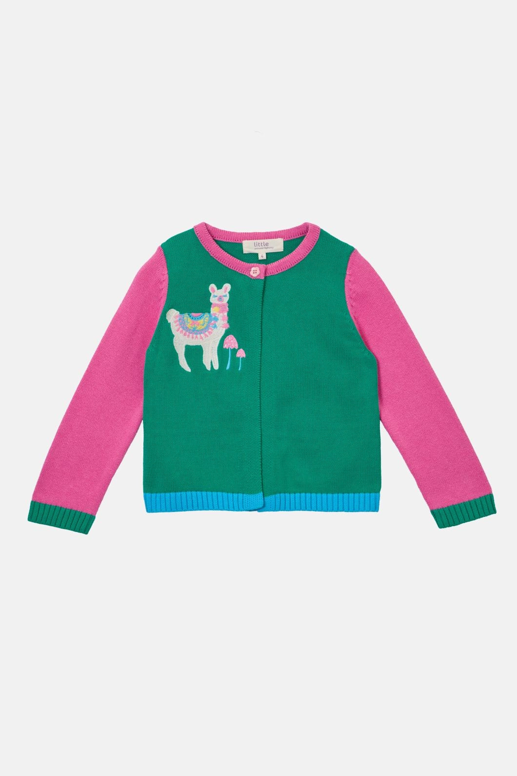 Llama Kids Cardigan Winter Wearable