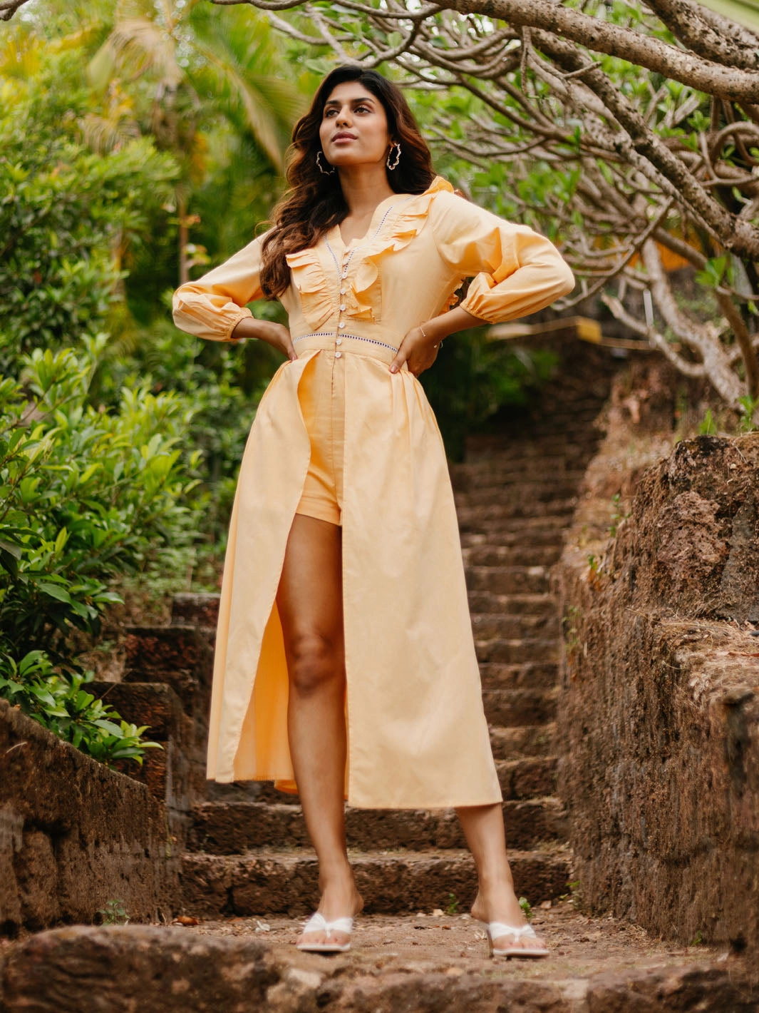 Canary Jumpsuit Wrap Glow Love Blend