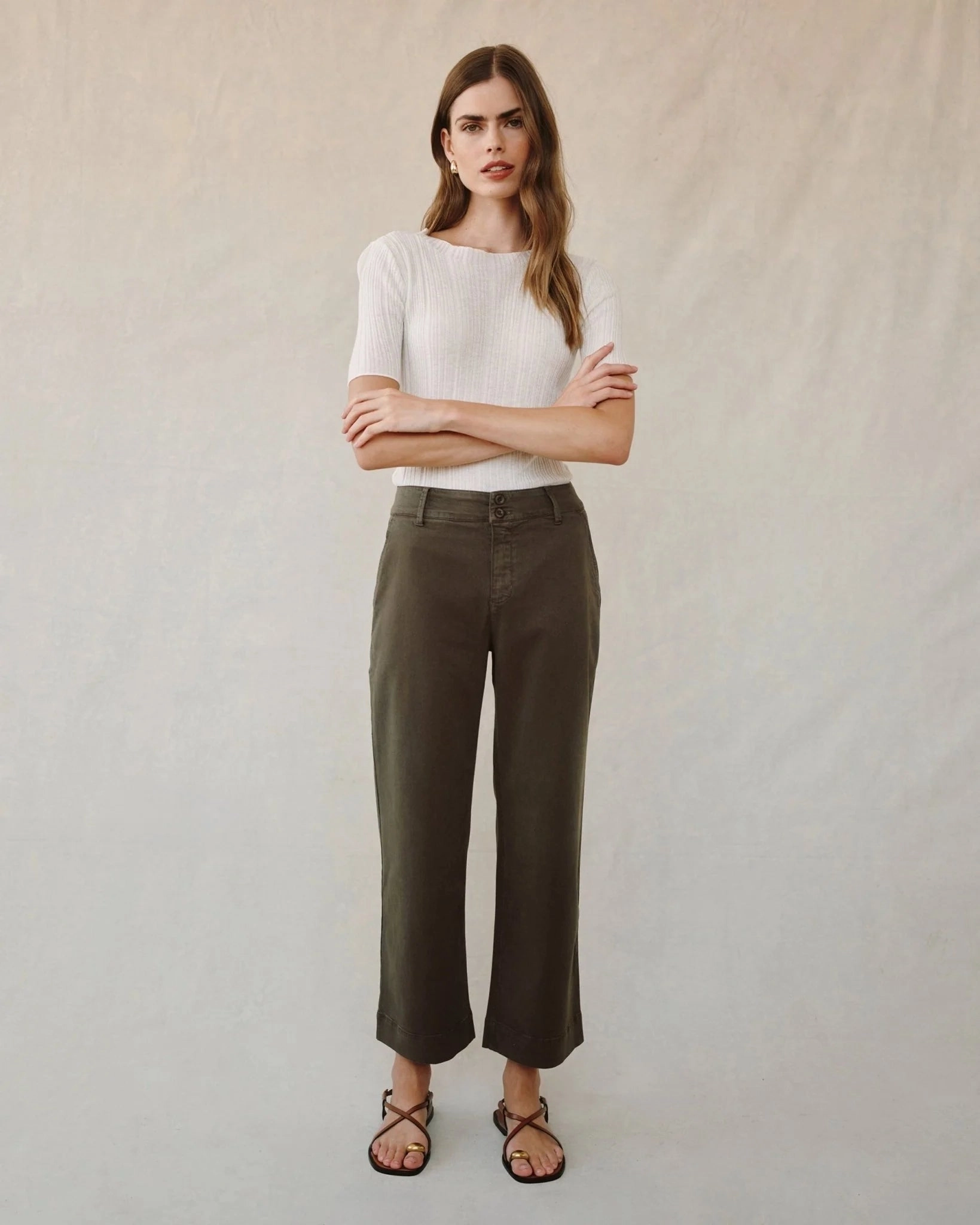 SAIGE WIDE LEG CROP PANT Love Energy