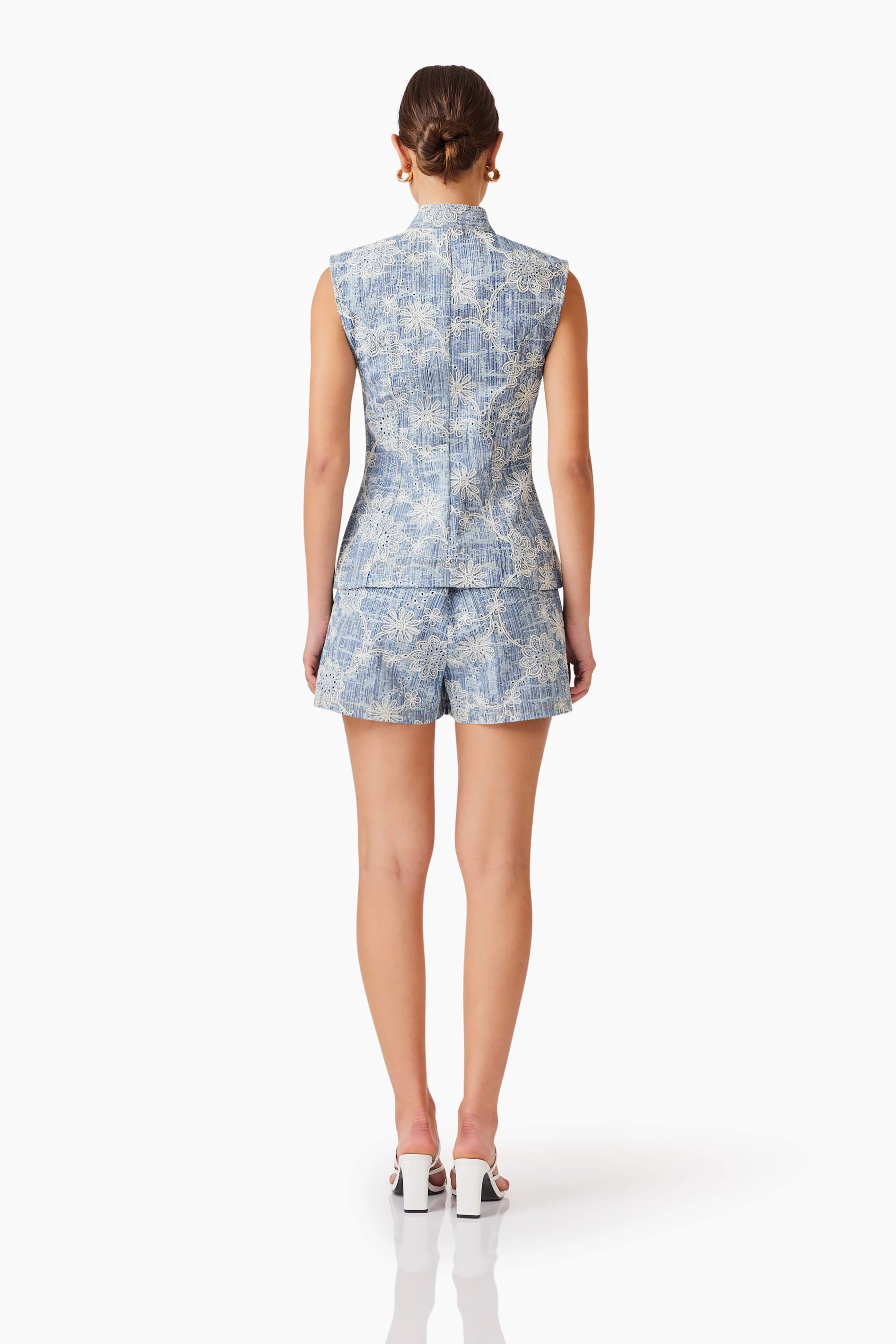 Shiny-Lining Monica Denim Set