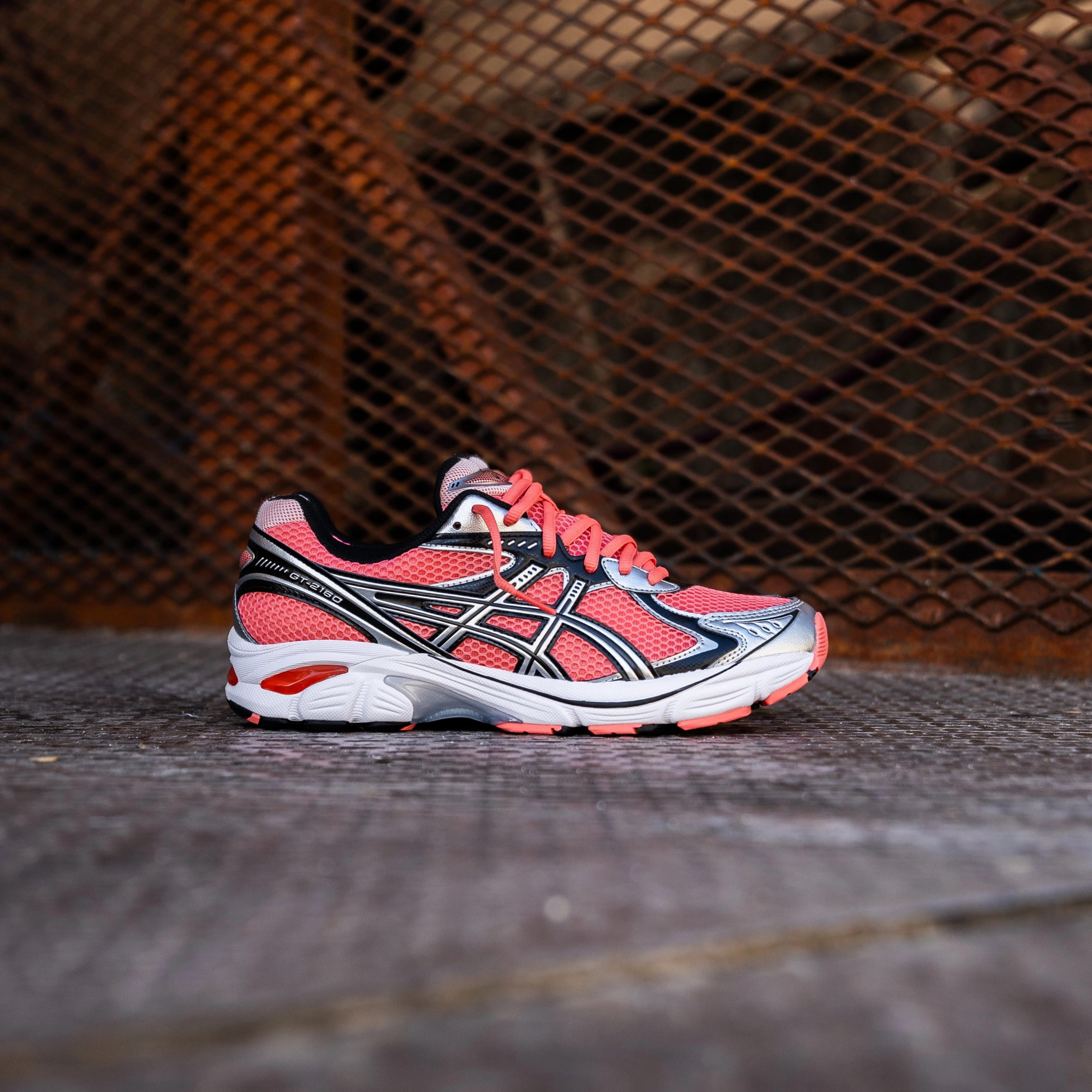 Mens Asics GT-2160 (Papaya/Pure Silver) Daily Moves Fitted Traction