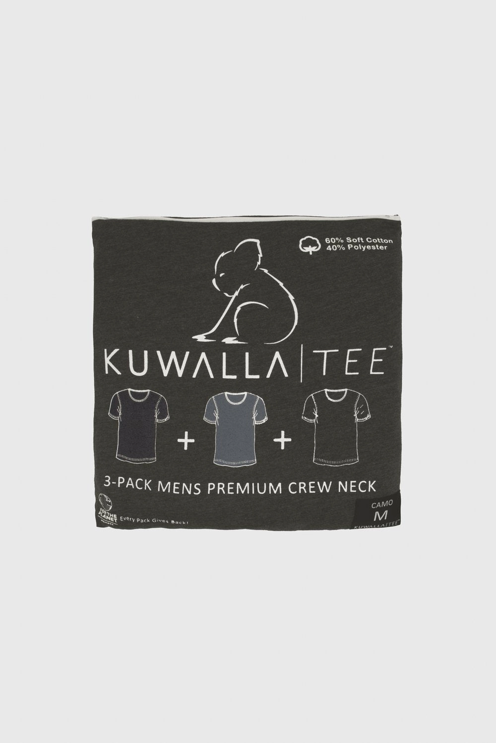 Icon Fit AdjustableStraps SHADES OF CAMO CREW NECK TEES 3 PACK