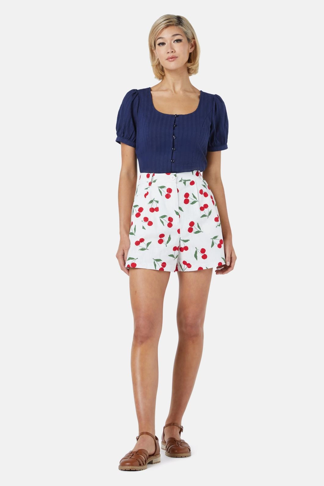 Raw Hem Design clean design Cherry Girl Skort