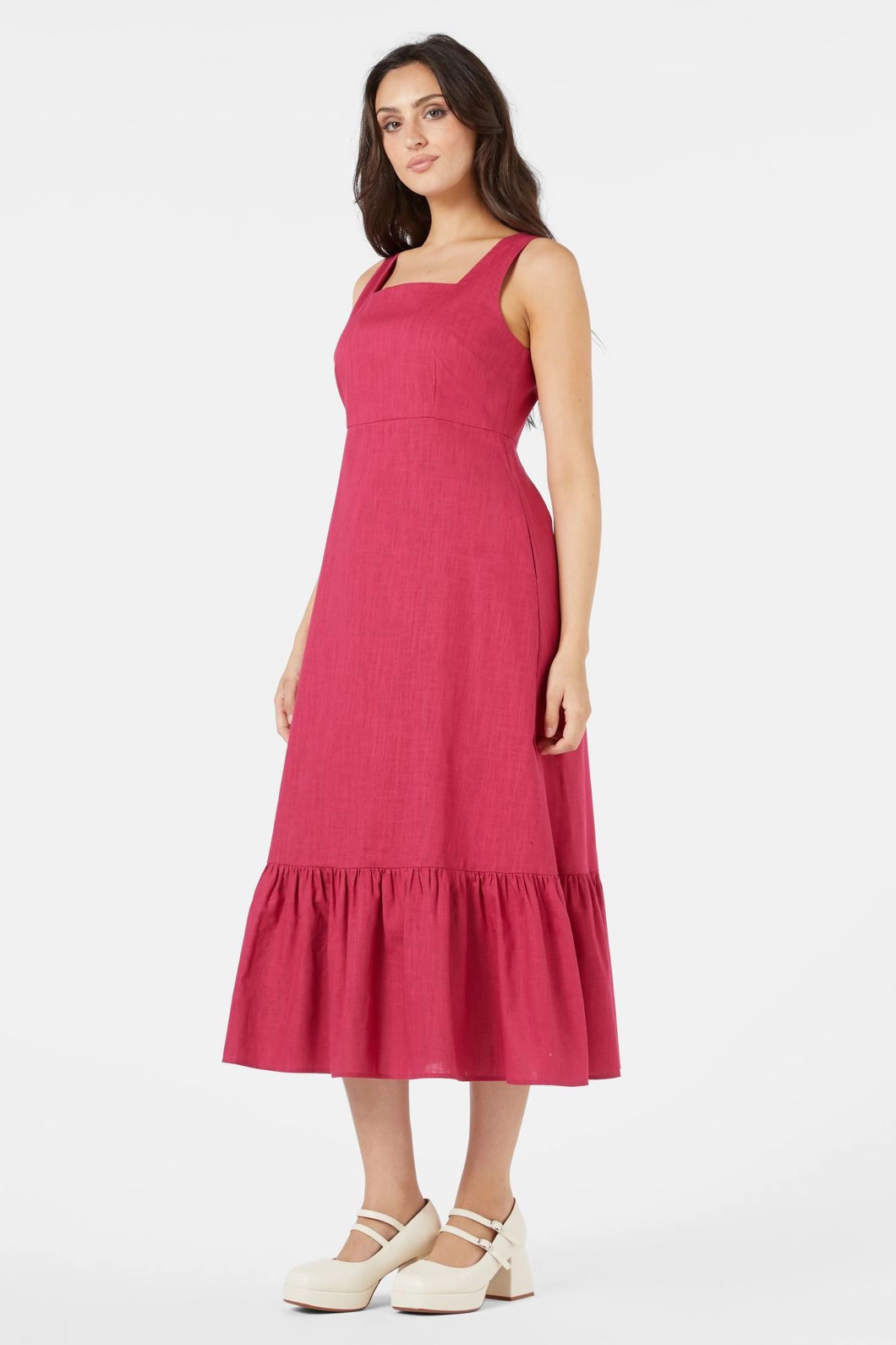 Nora Midi Dress Soft Presence