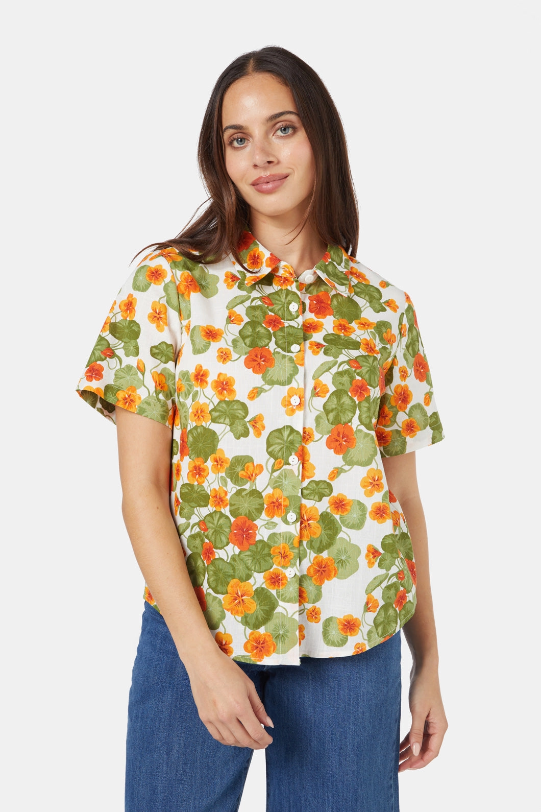 Nasturtium Shirt LongLastingDurability NonToxic Certification