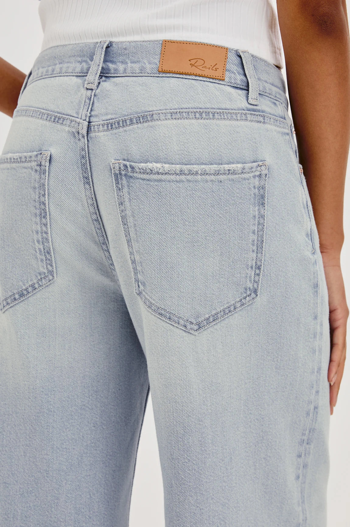 Perfect Waistband Flexible Fit ANGELENO CROP DRAWSTRING JEAN