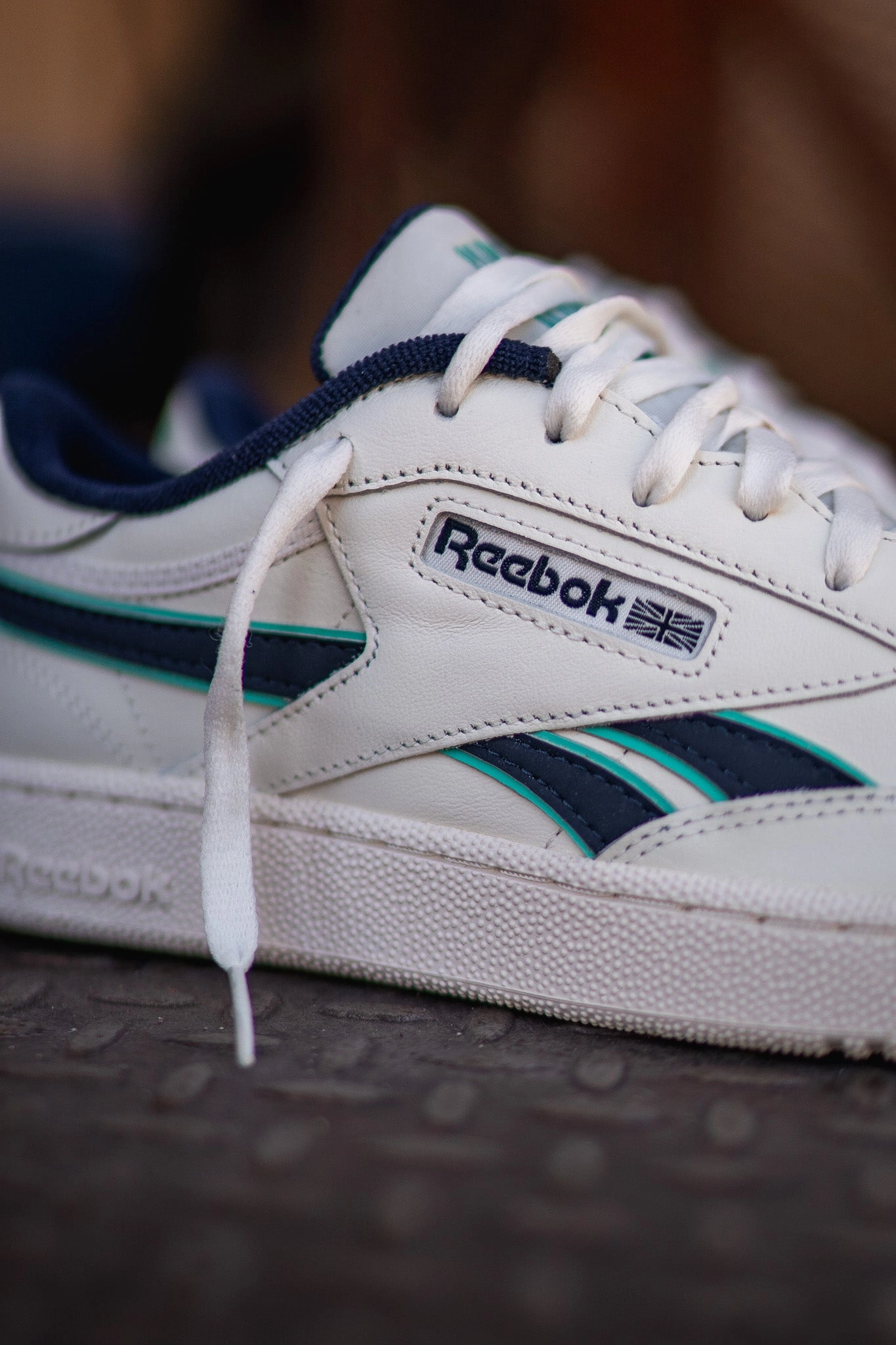 Mens Reebok Club C Revenge (Cream/Hornet) Comfy Walk Ergonomic Heel Support