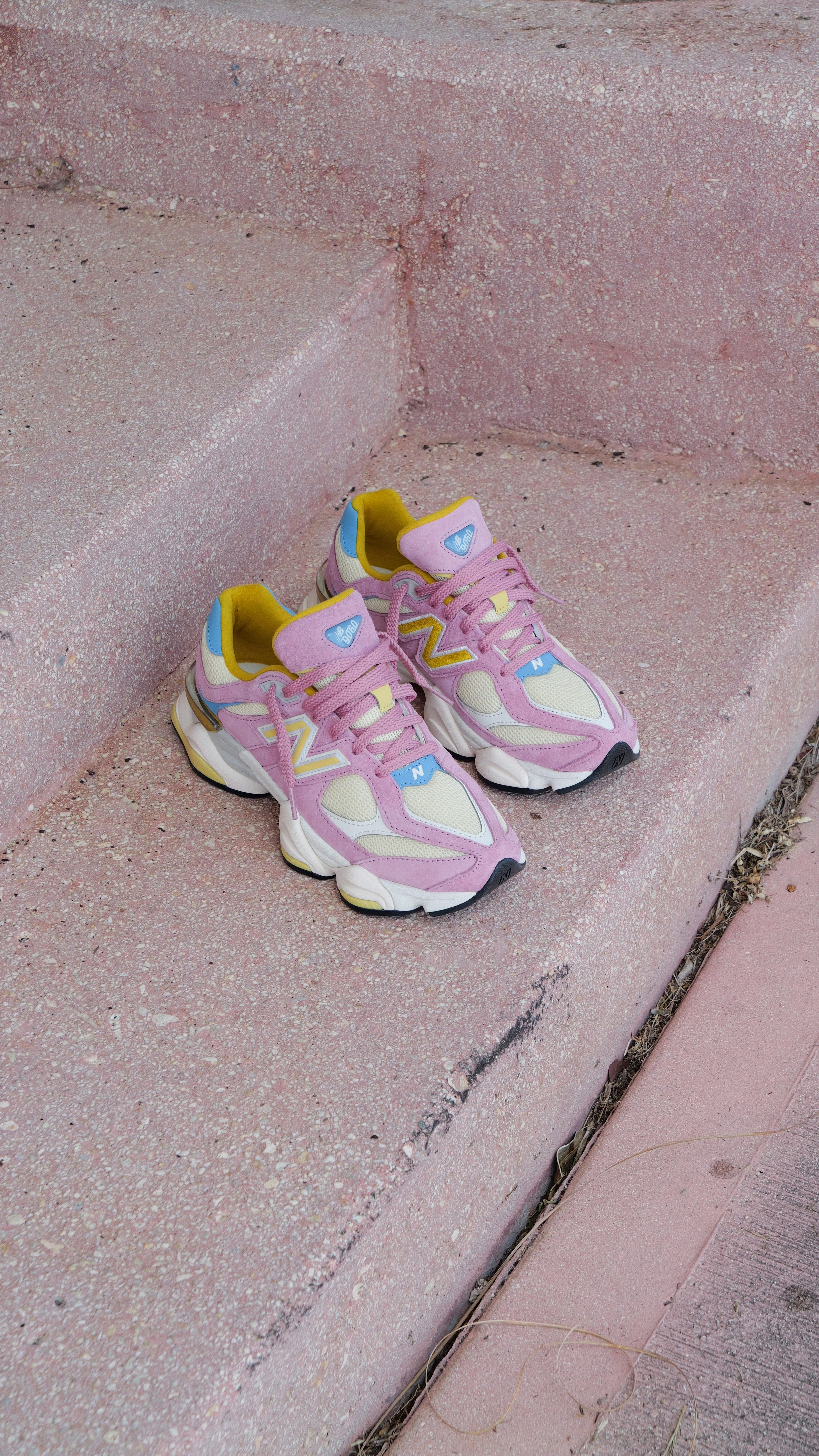 New Balance 9060 (Pink Suede) - U9060LDB Shock-absorbent wear