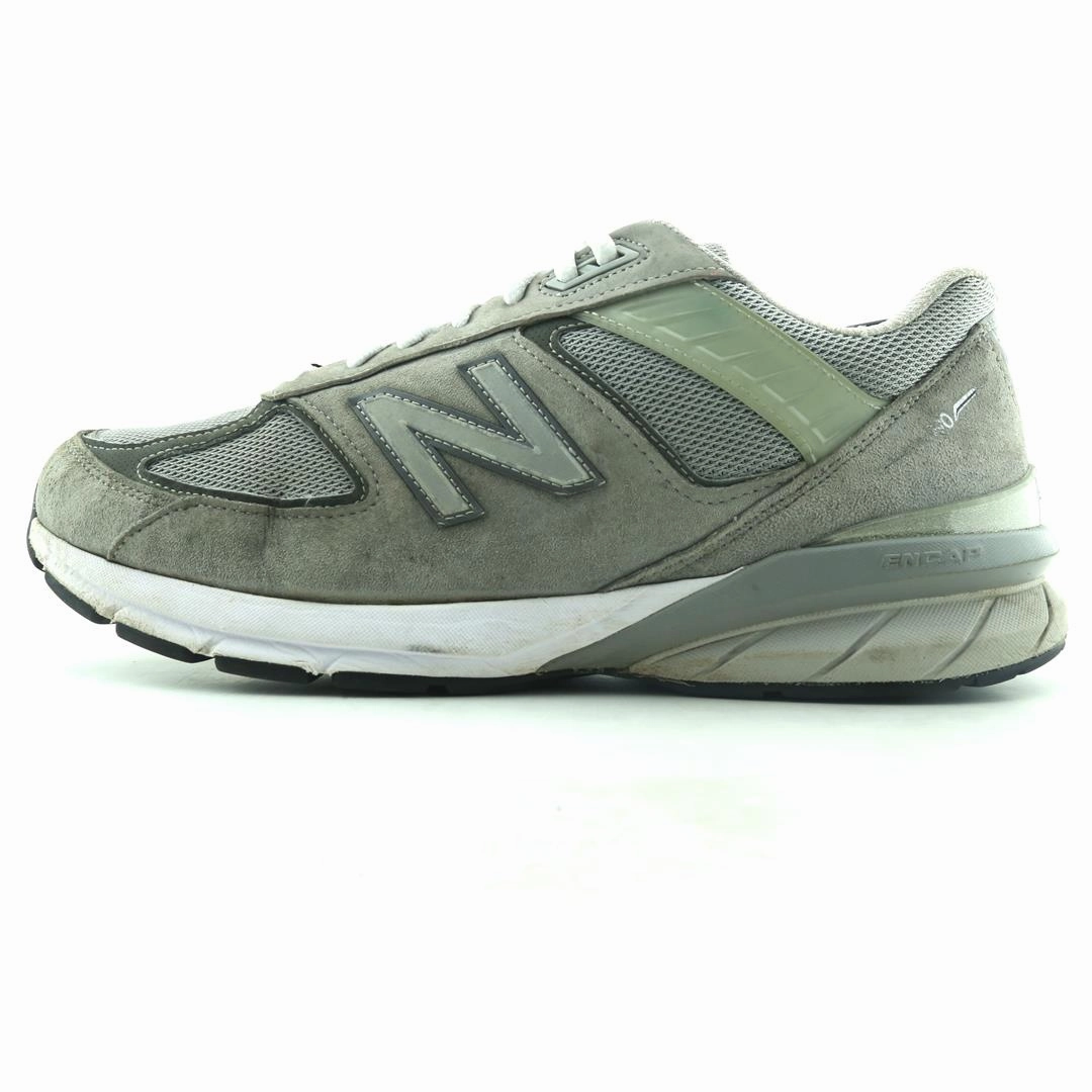 NEW BALANCE 990V5 running in a ravine area shoes