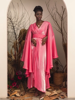 Shine Finish Inferi Gown