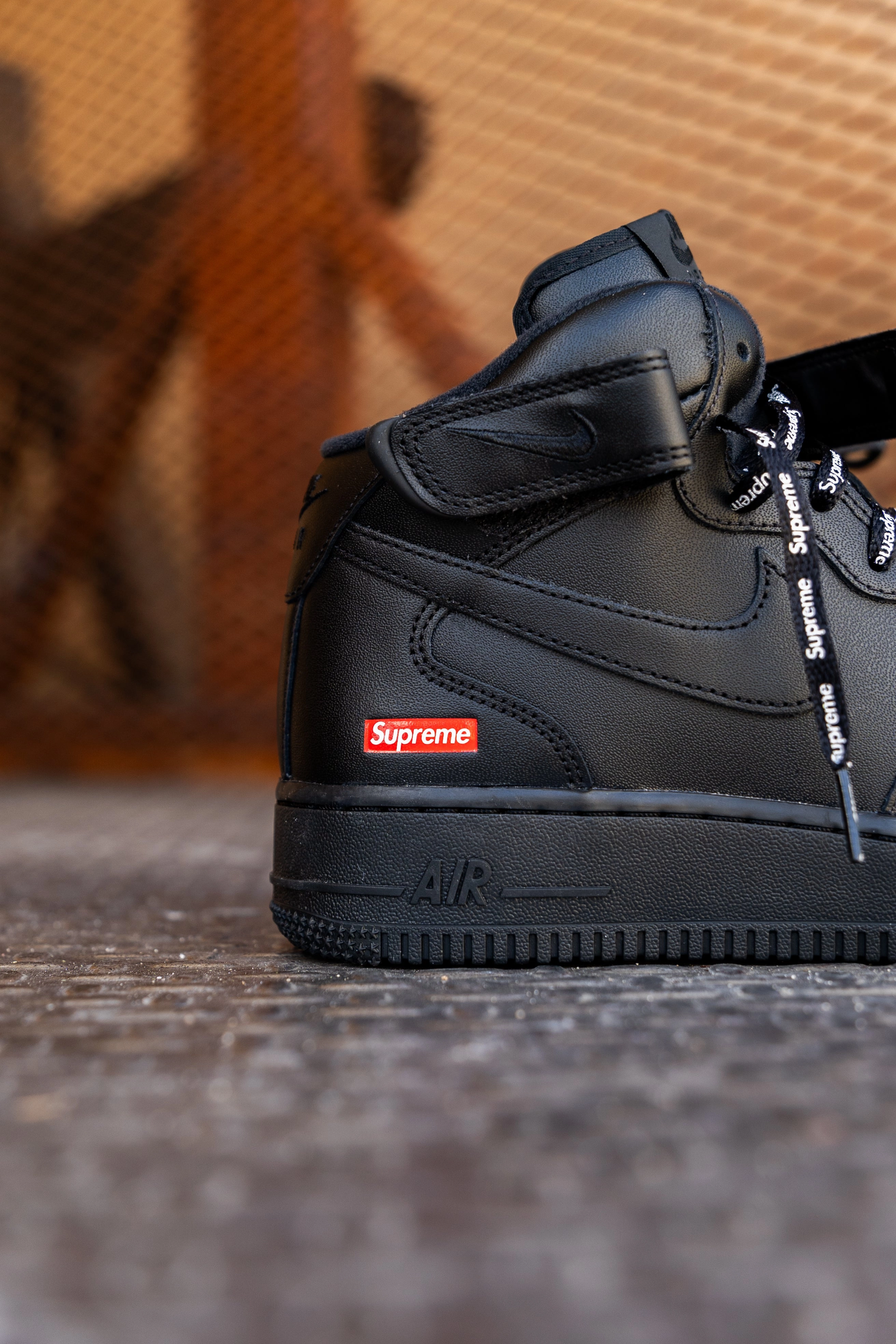 Ease of Use All Base Nike x Supreme Air Force 1 Mid SP (Black)