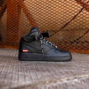 Nike x Supreme Air Force 1 Mid SP (Black) TPU Heel Counter