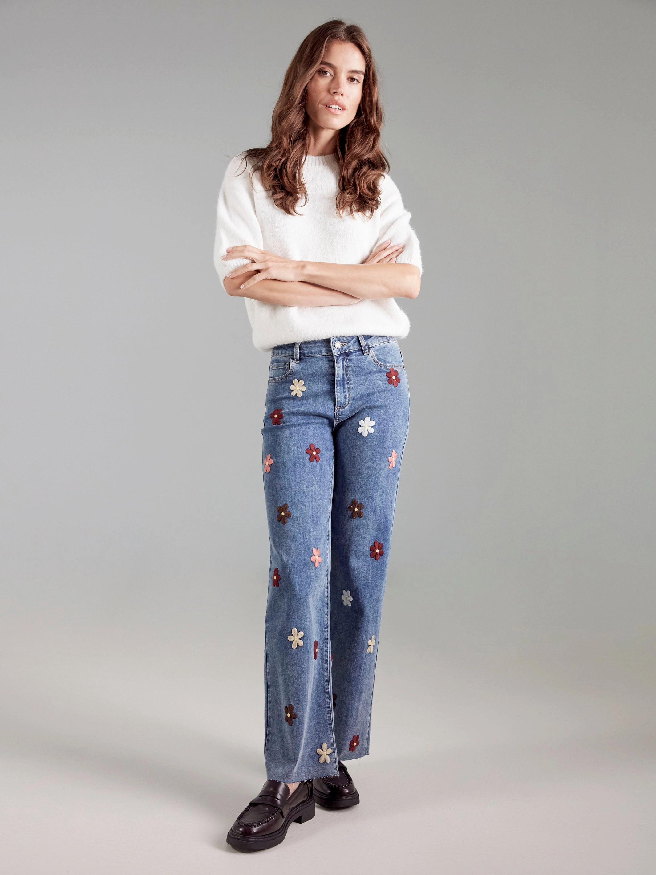 Balloon Elbow Sleeve Knit Sweater - Ecru Perfect Style