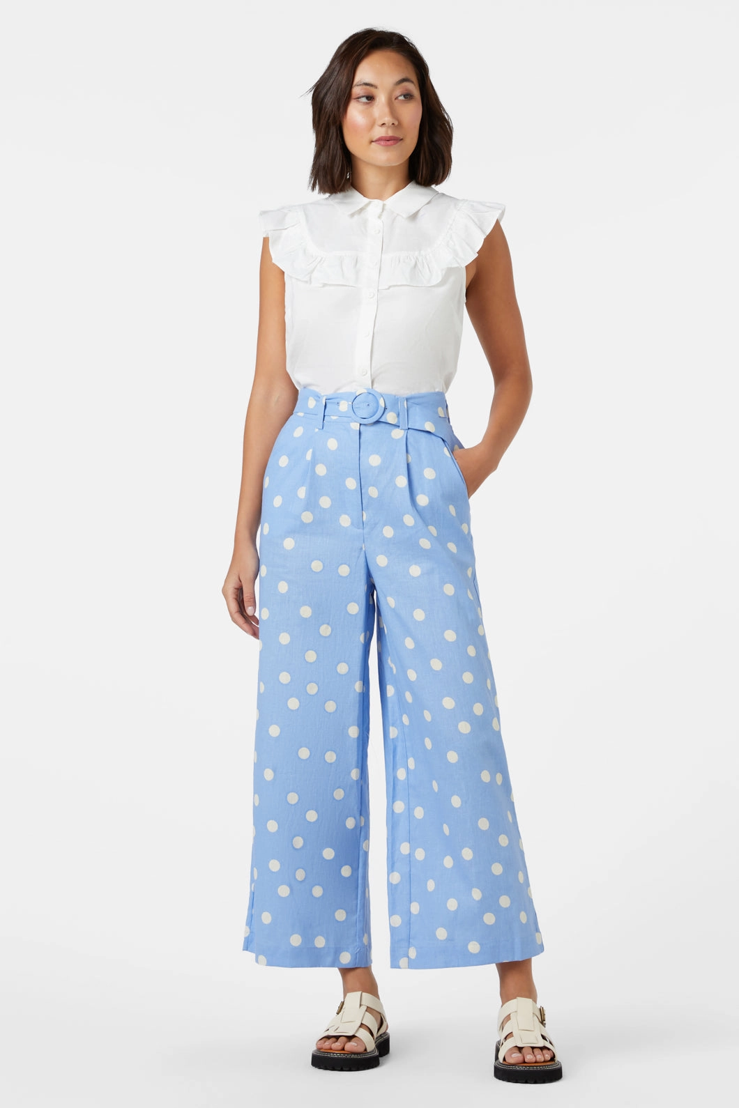 Party Look Weekend Warrior Style Focus Lucy Polka Dot Pant