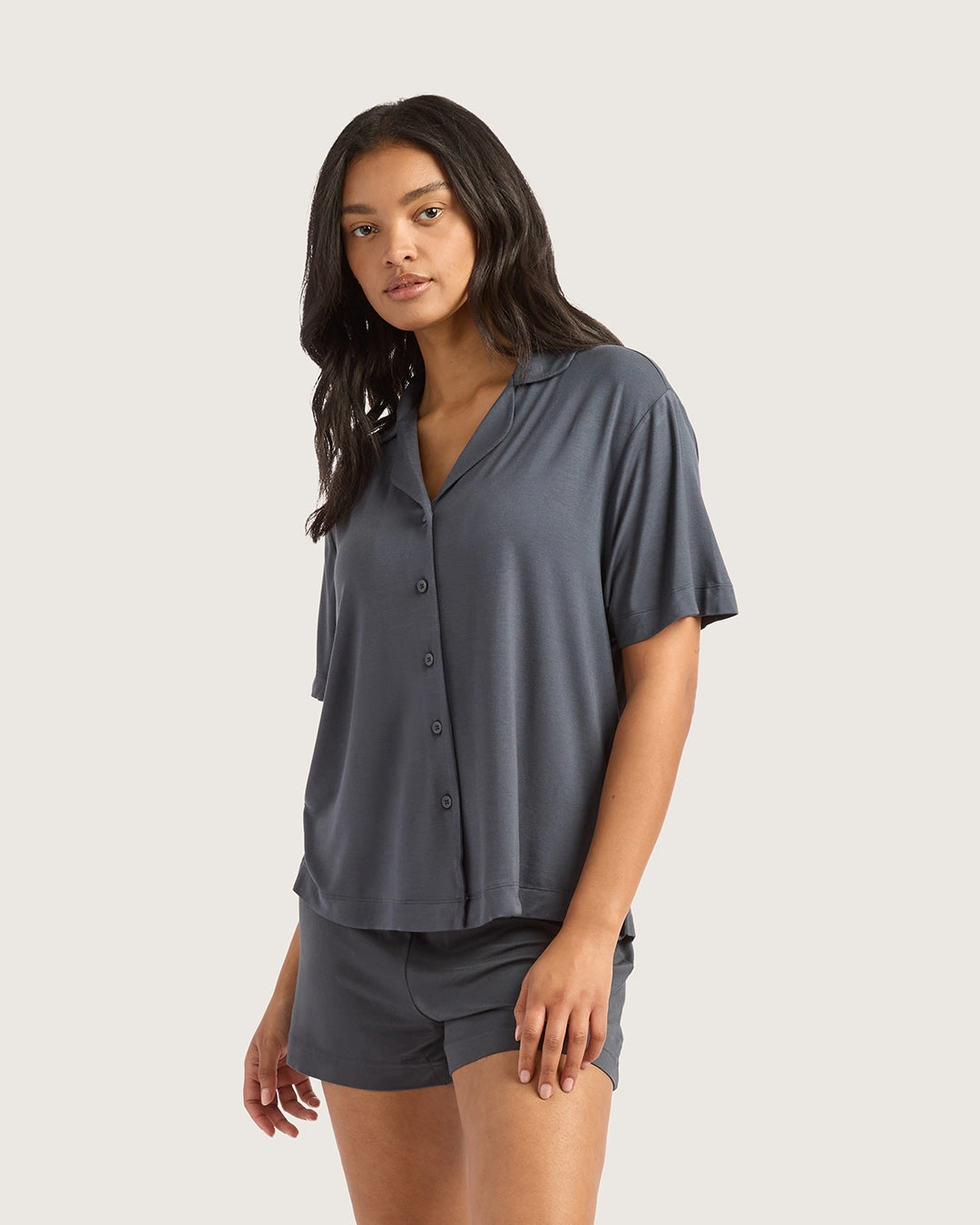 Goodnight Short Sleeve Sleep Shirt - Storm AbrasionResistantFabric