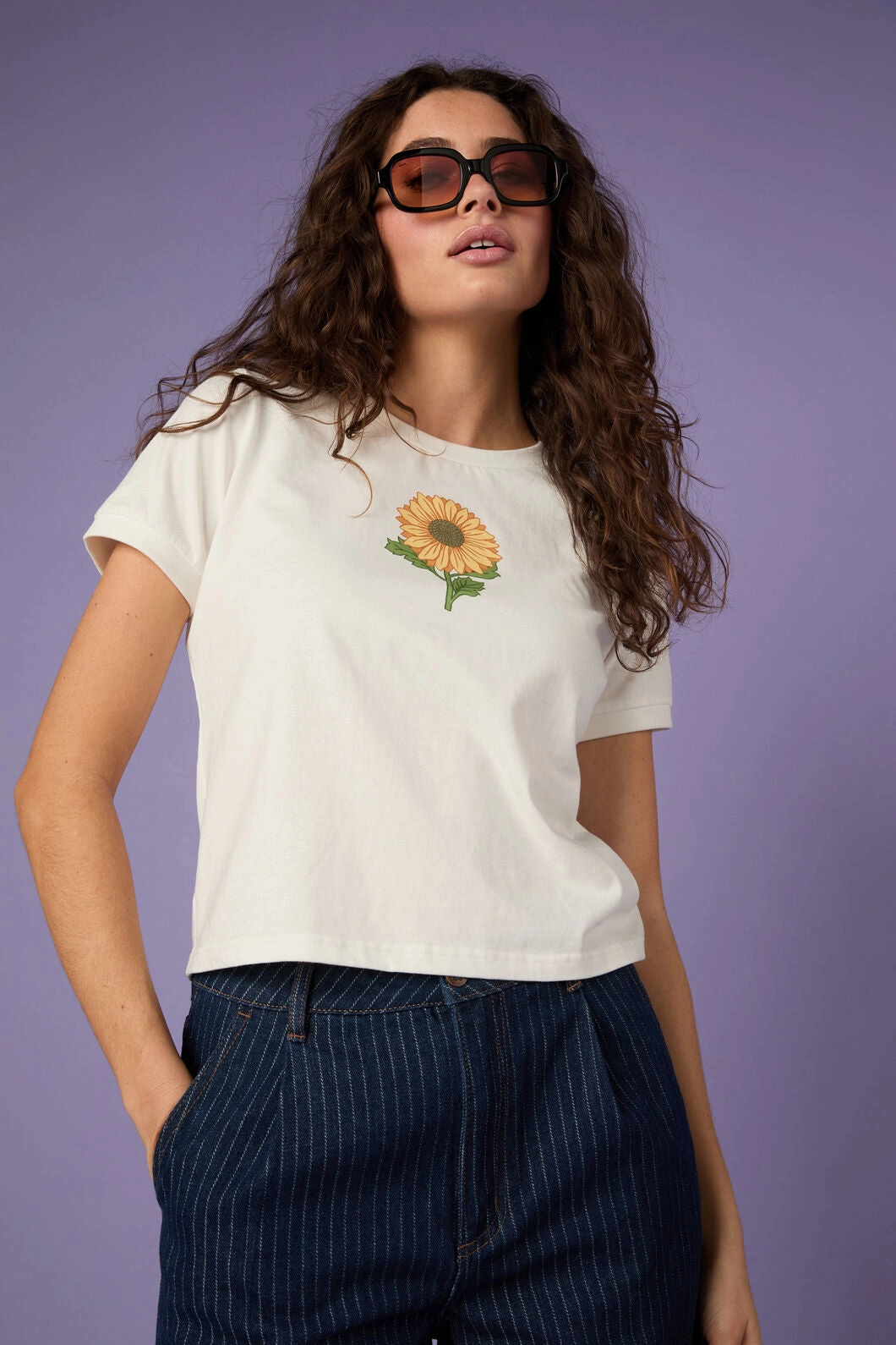 Sunflower Baby Tee HiddenPocket QuickRelease Closure