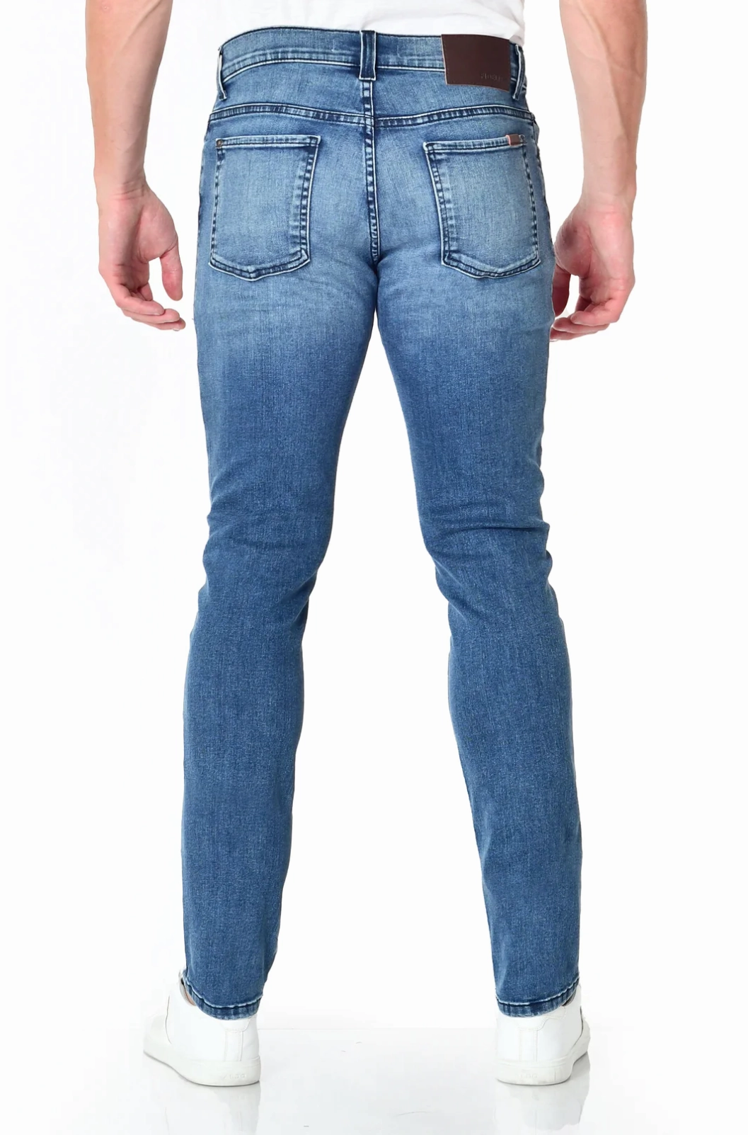 SnagResistant Weave TORINO SLIM FIT IN TOWER BLUE