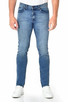 TORINO SLIM FIT IN TOWER BLUE EasyCareMaterial