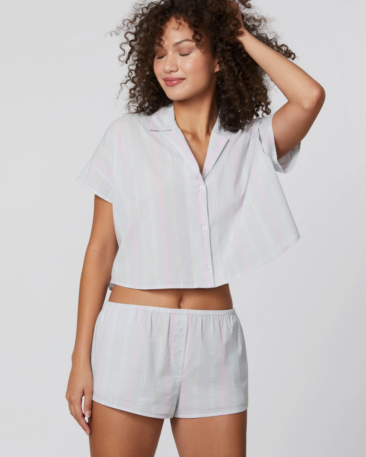 Sunburst Striped Sleep Short Creative Flow