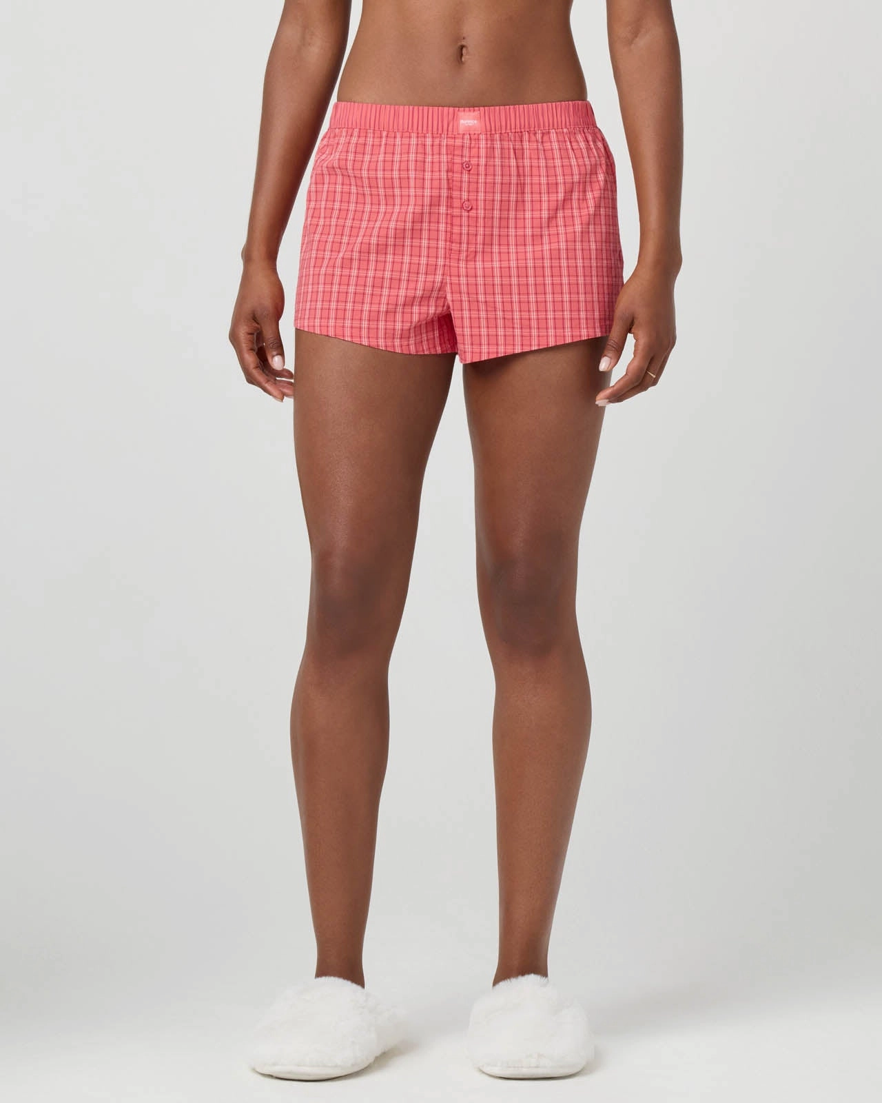 Plaid Shortie Lightweight Material
