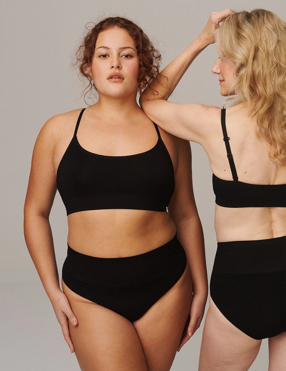 Effortless Fit Shaper High Cut Full Briefs - Black