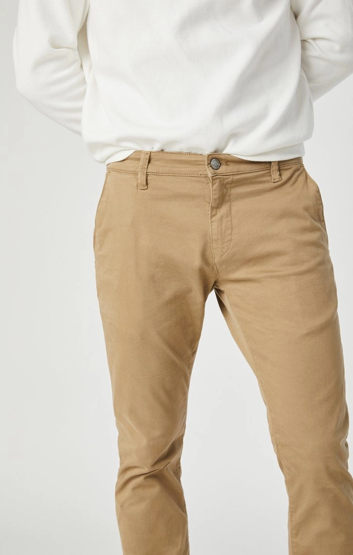 JOHNNY BRITISH KHAKI TWILL PANTS AbrasionResistant Material NonRestrictiveSilhouette