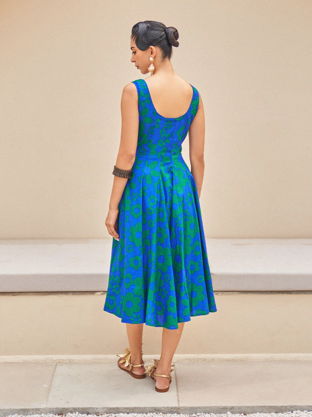 Ikigai Floral Sundress Gentle Texture