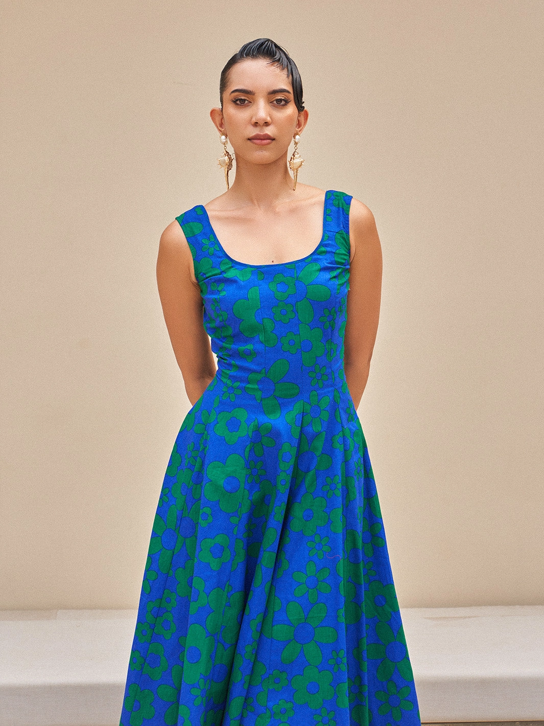 Ikigai Floral Sundress Polished Mood Vibrant color dress