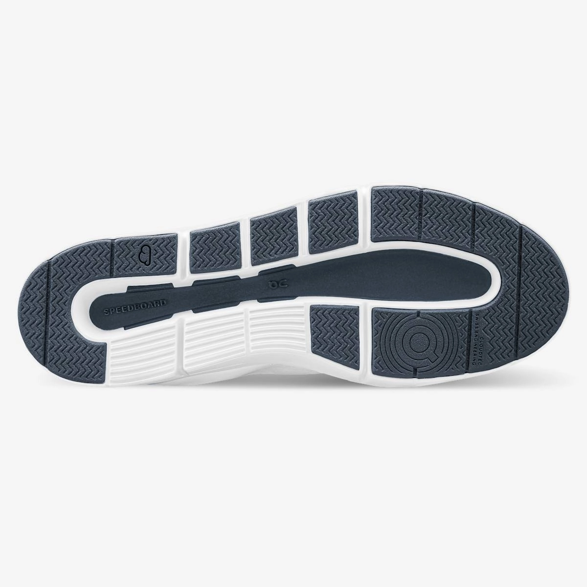 ON ROGER WHITE/MIDNIGHT Cushioned Comfort Cool Inside