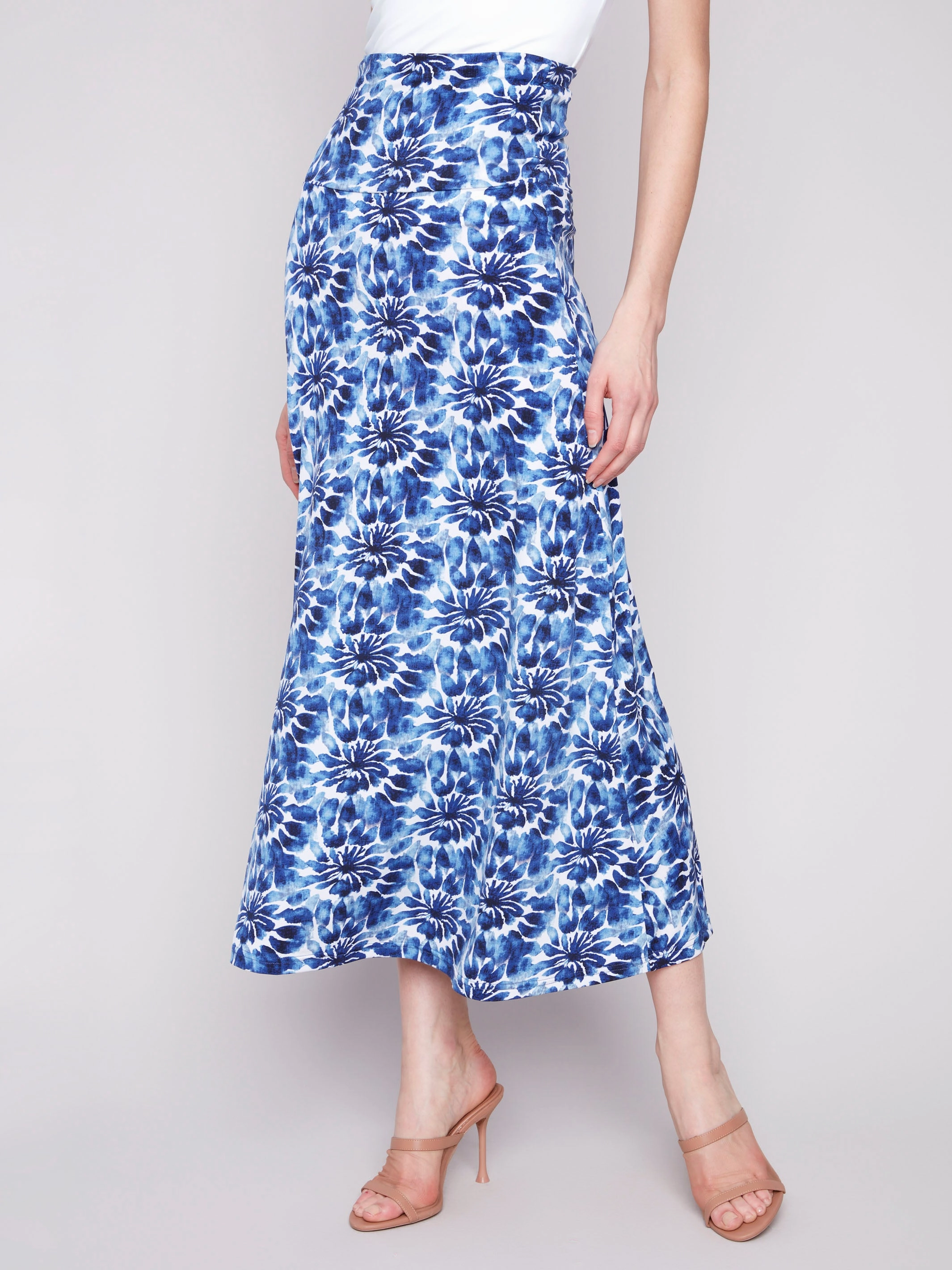Printed Convertible Skirt & Dress with Removable Straps - Lily Airy Comfort Mood Outfitboard