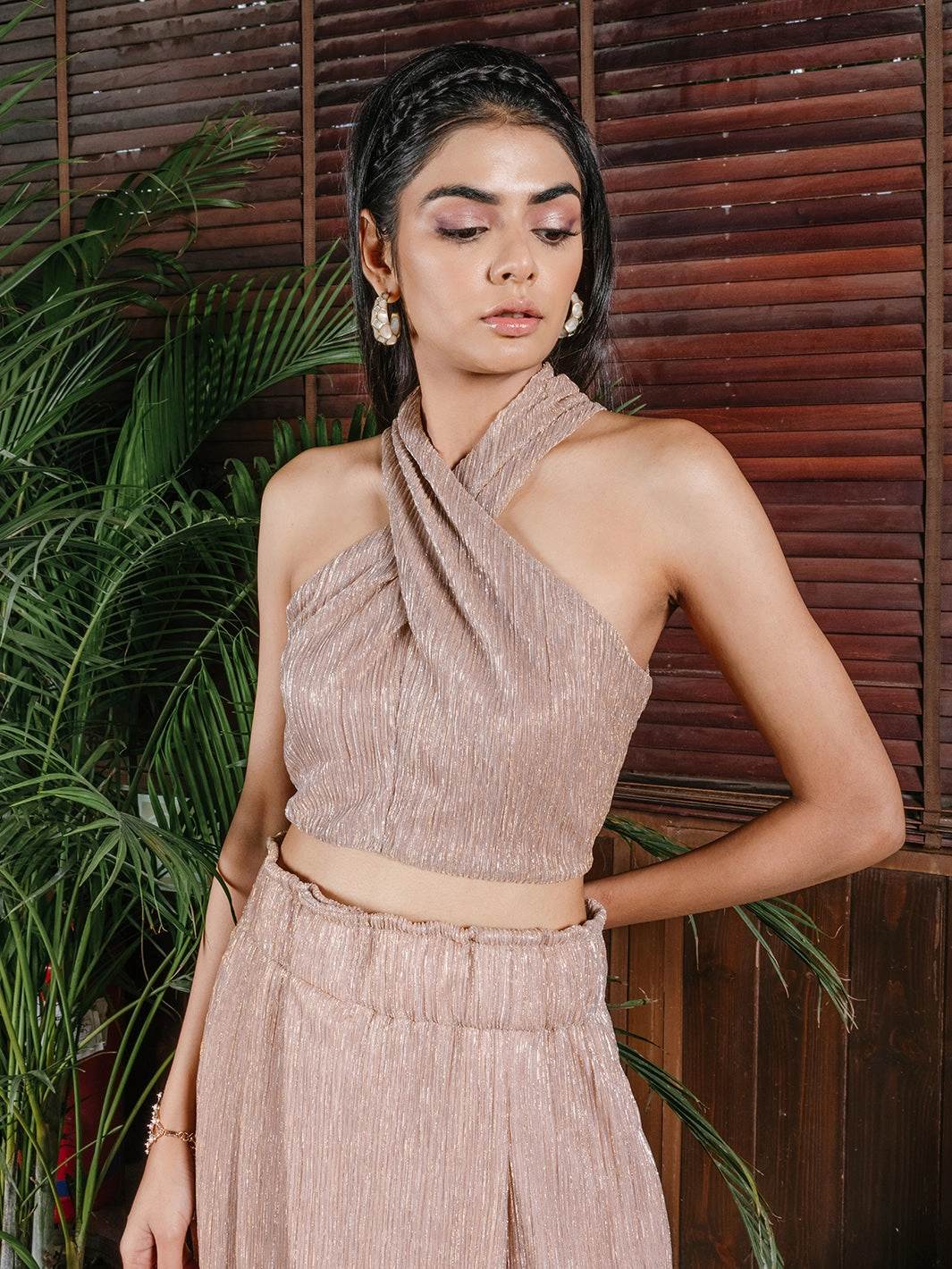 ORLEAN SHIMMER TOP Quick Drying