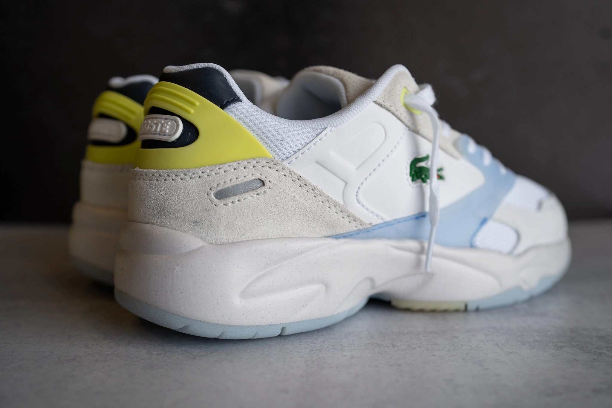 Quick Motion Lacoste Storm 96 LO (White/Lt Blue)