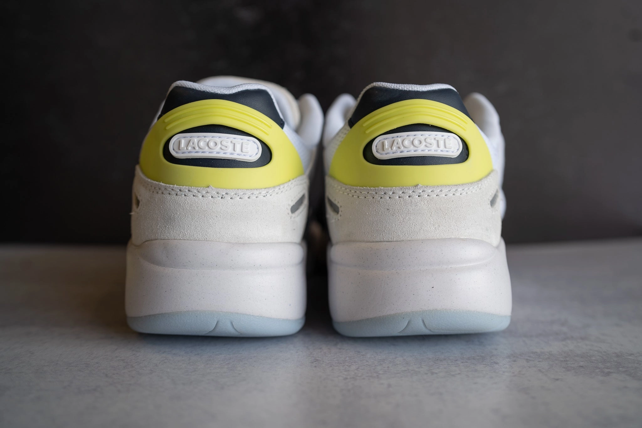 Lacoste Storm 96 LO (White/Lt Blue) Grip Enhancing Pattern