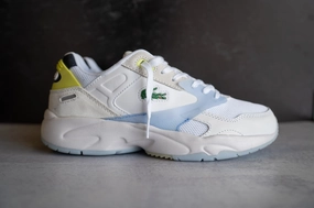 Lacoste Storm 96 LO (White/Lt Blue) Chic Fit