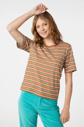 Pattie Stripe Tee Snag Free Fabric