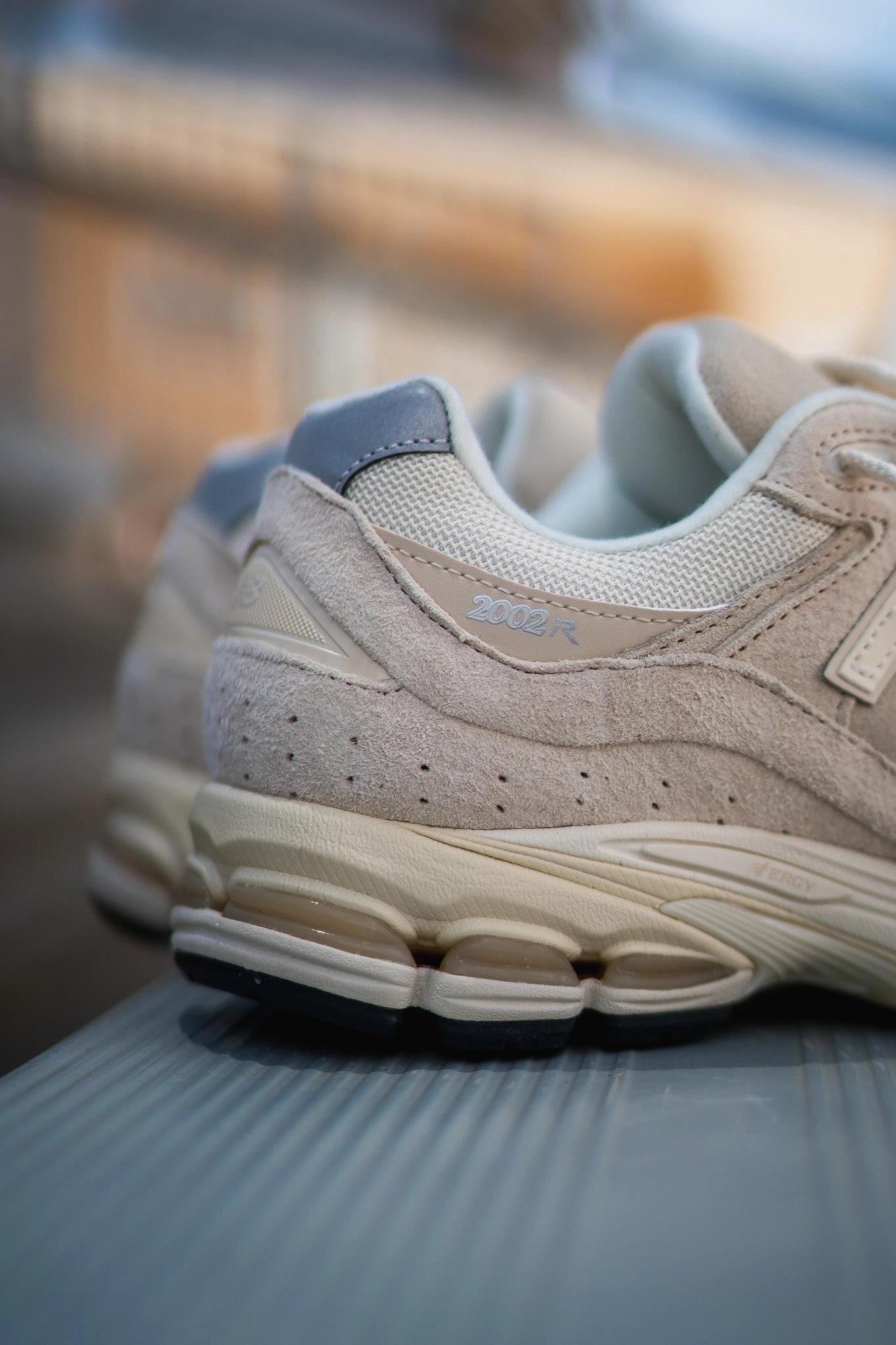 Mens New Balance 2002R (Beige) - M2002RCC Breath Friendly Ventilation Panels