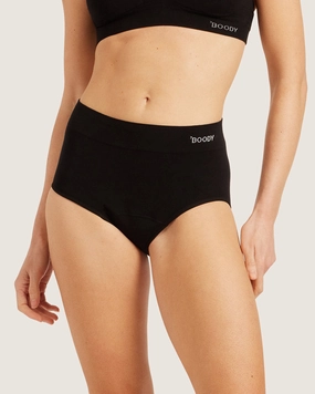 Period & Leak Proof - Full Briefs - Light - Moderate - Black Cool Wear