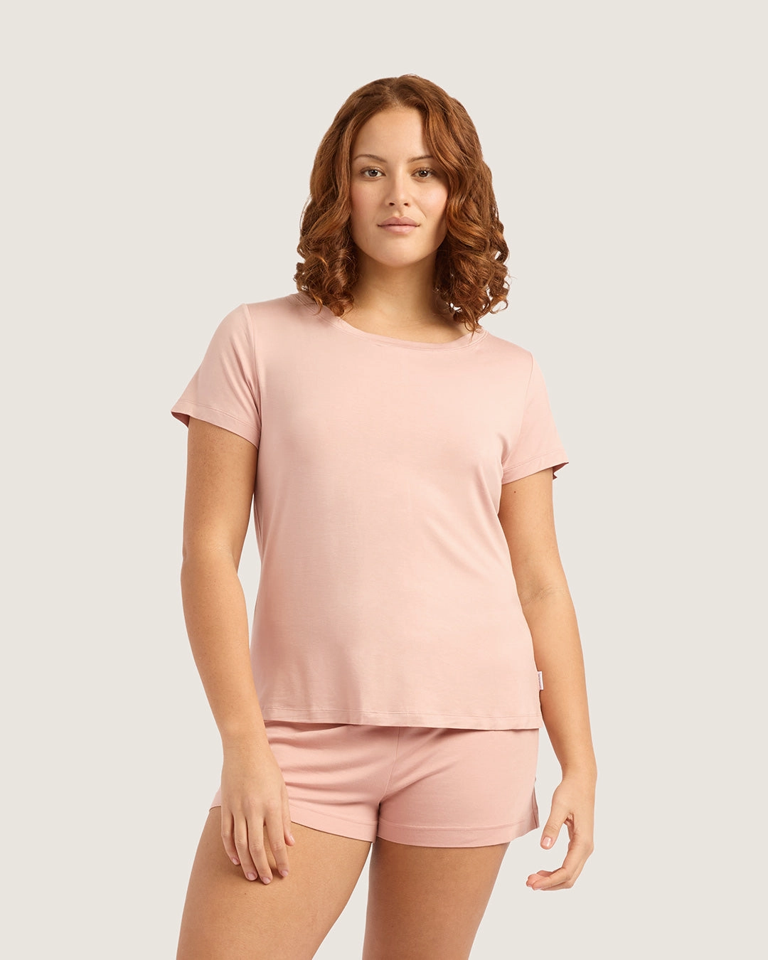 Goodnight Sleep Tee - Dusty Pink TumbleDry Safe Pure Tone