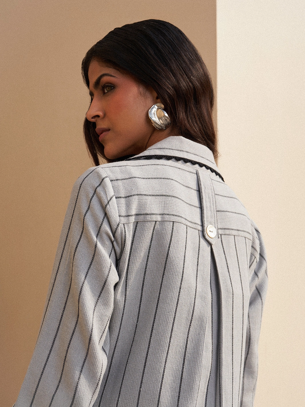 Smart Fabric Fossil stripe Jumpsuit