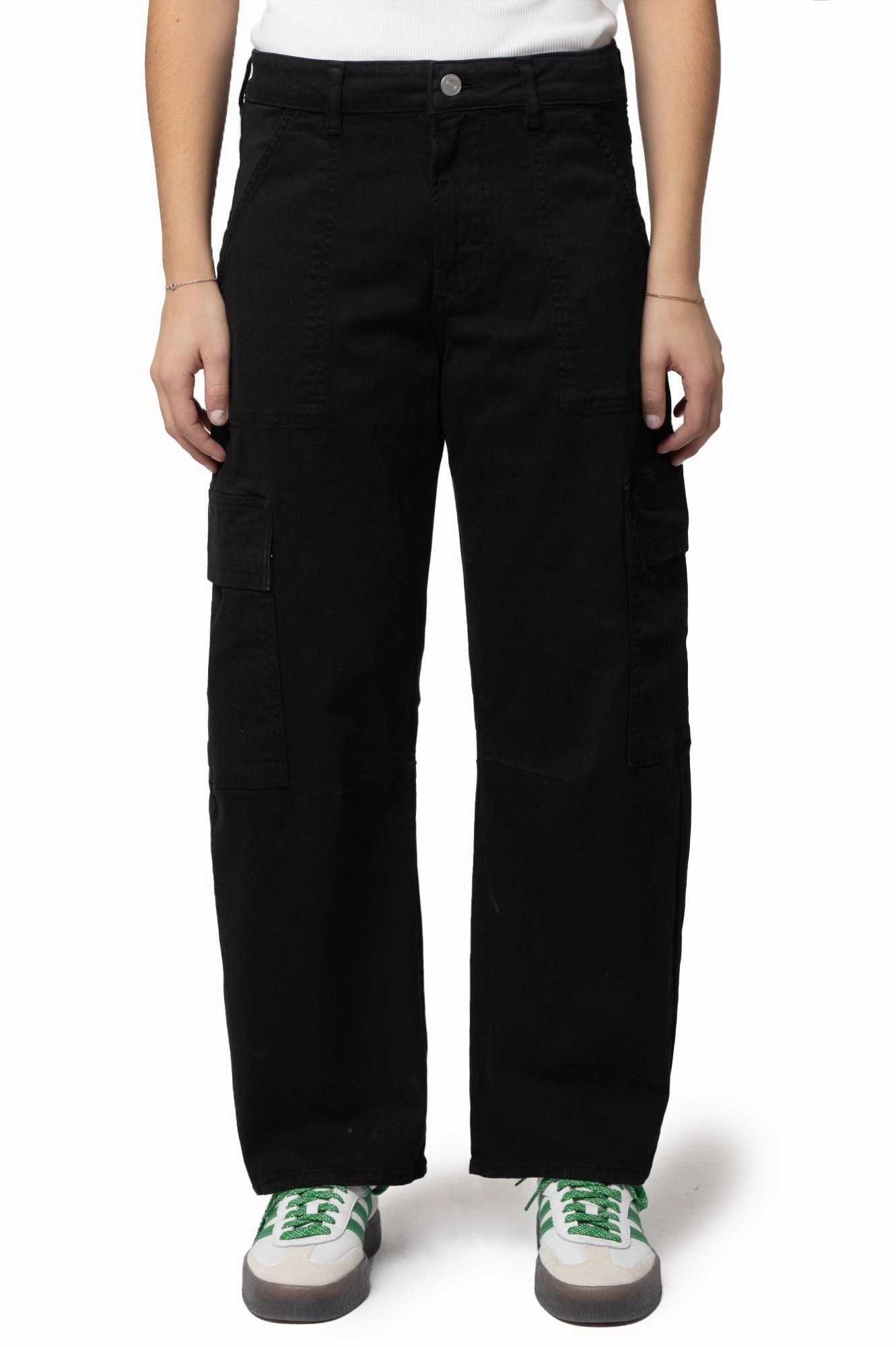 Street Style VINNIE BLACK TWILL PANT