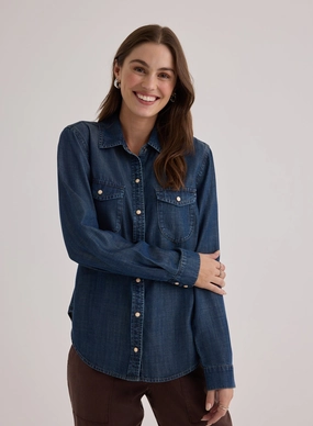 WESTERN SHIRT LayeredPaneling Sporty Style