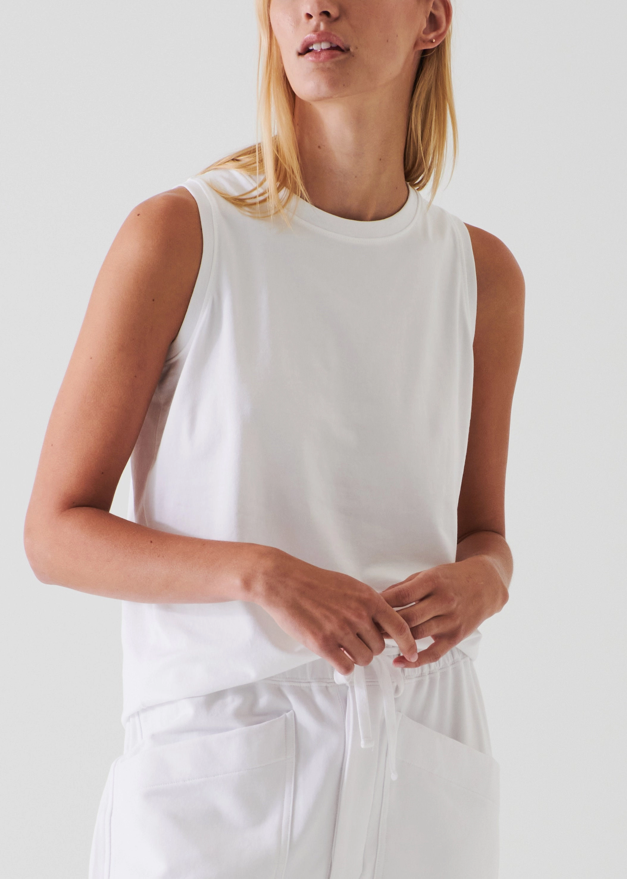 ICONIC BOYFRIEND FIT TANK ShrinkageFree Fabric