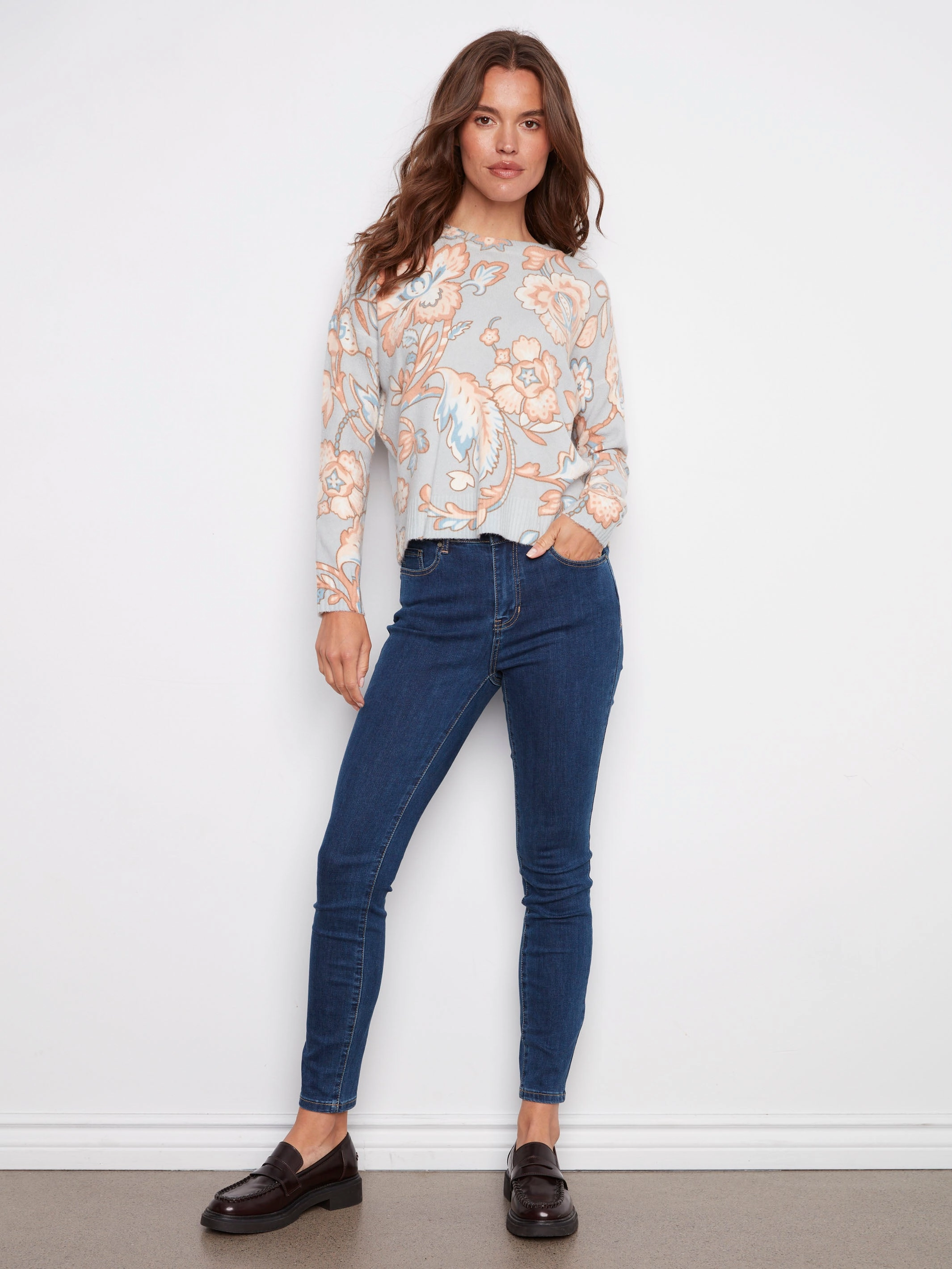 Printed Crew Neck Sweater - Baroque Generic brand