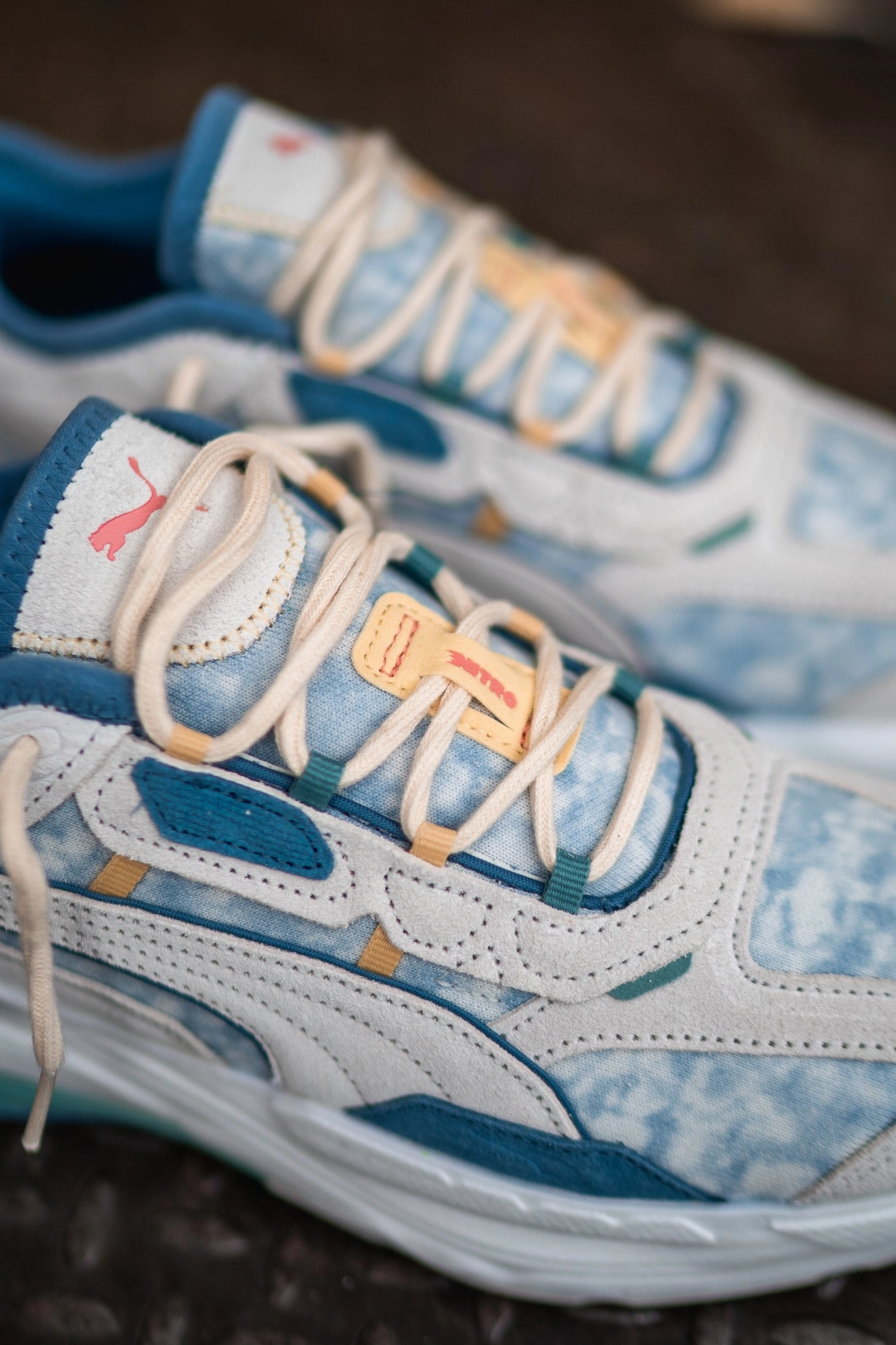 Men's Puma Extent Nitro RE:ESCAPE (Vapor Gray/Deep Dive) Cushioned look