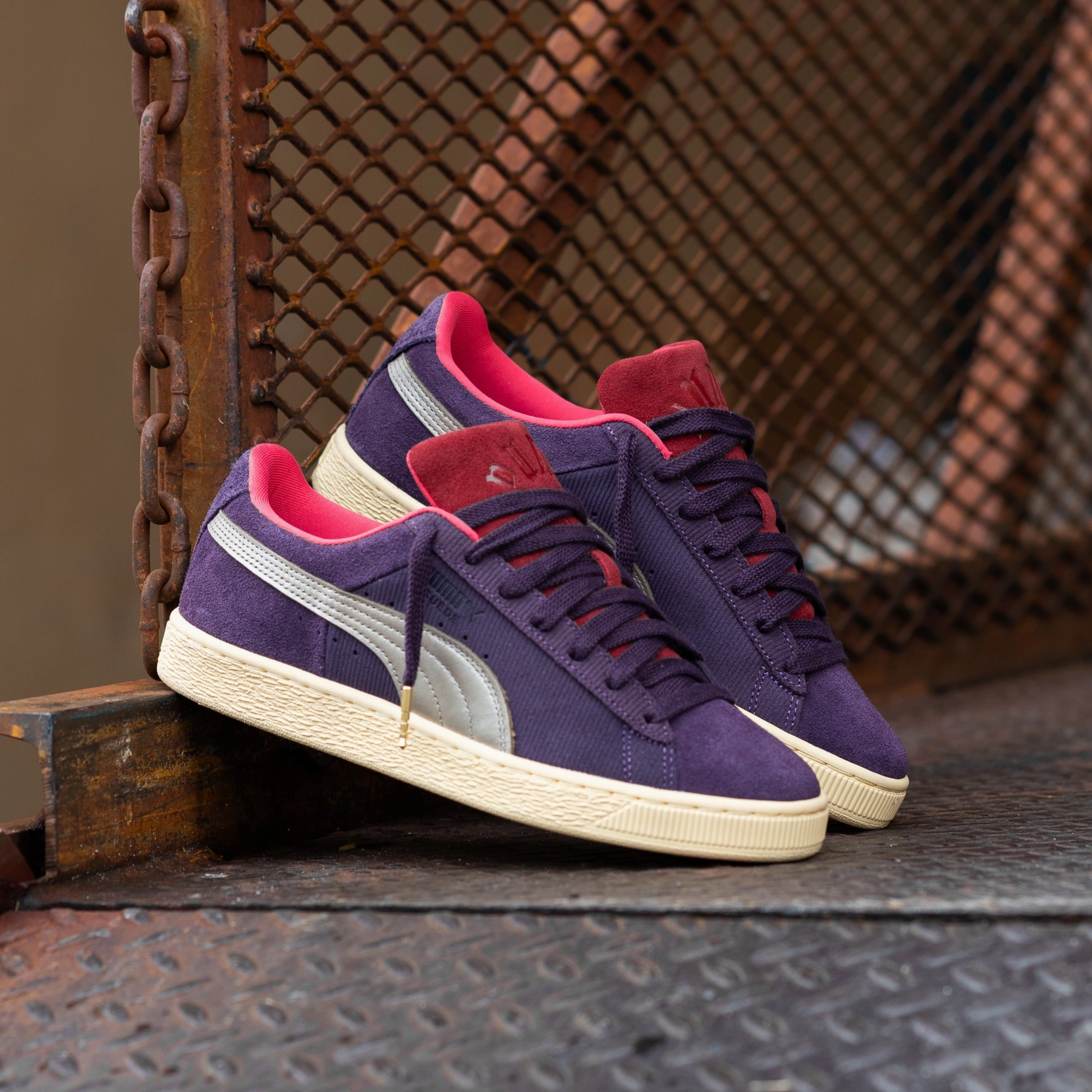 Puma Suede Play Paris (Midnight Plum/Chamomile) Trekking Fit