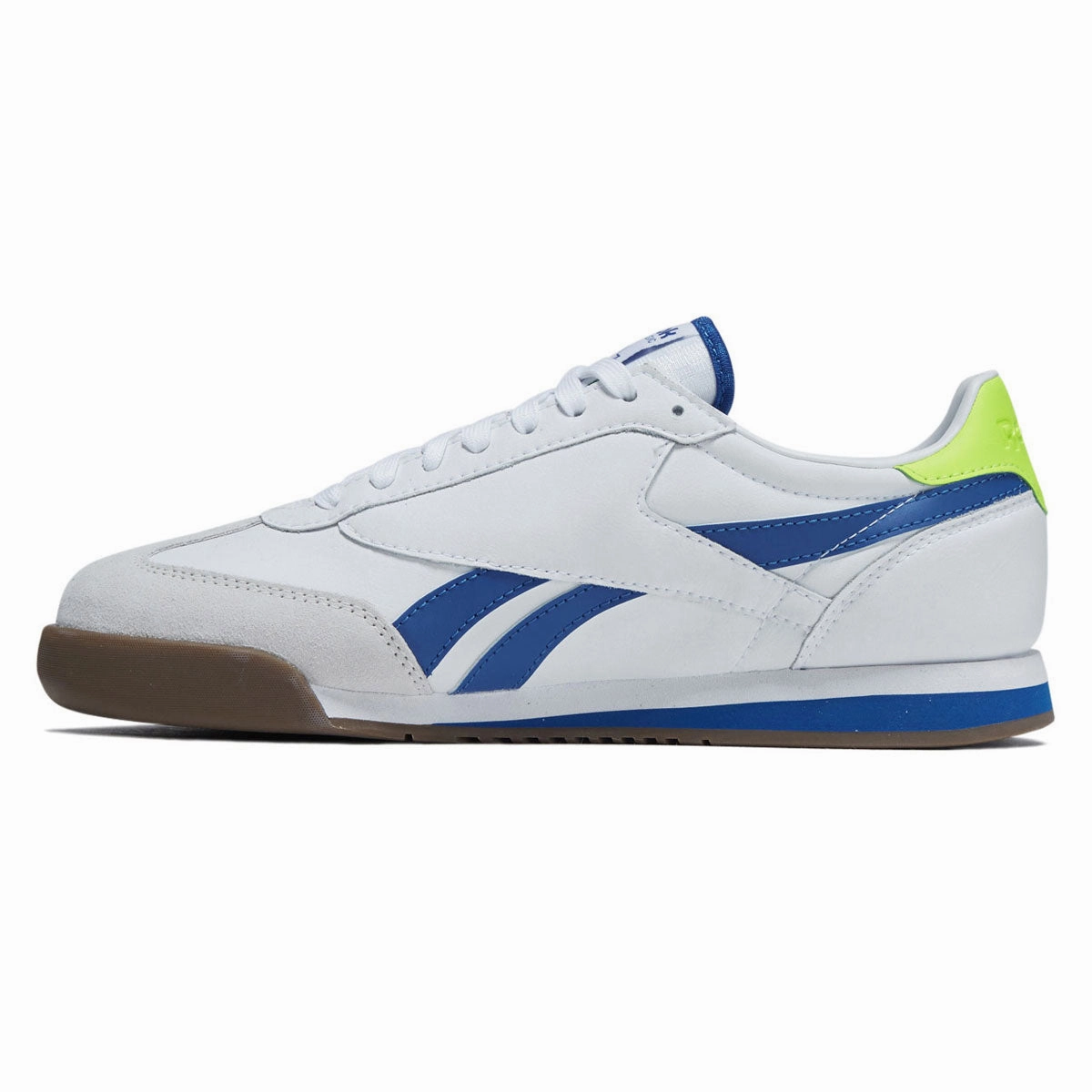 Lightweight Responsive Cushioning Compression Spring System Reebok Campio XT Shoes - Ftwr White/Optimum Blue/Gum
