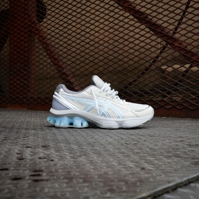 Easy Run Stylish Stripes Mens Asics x EMMI Gel-Kinetic Fluent (Cream/Soft Sky)