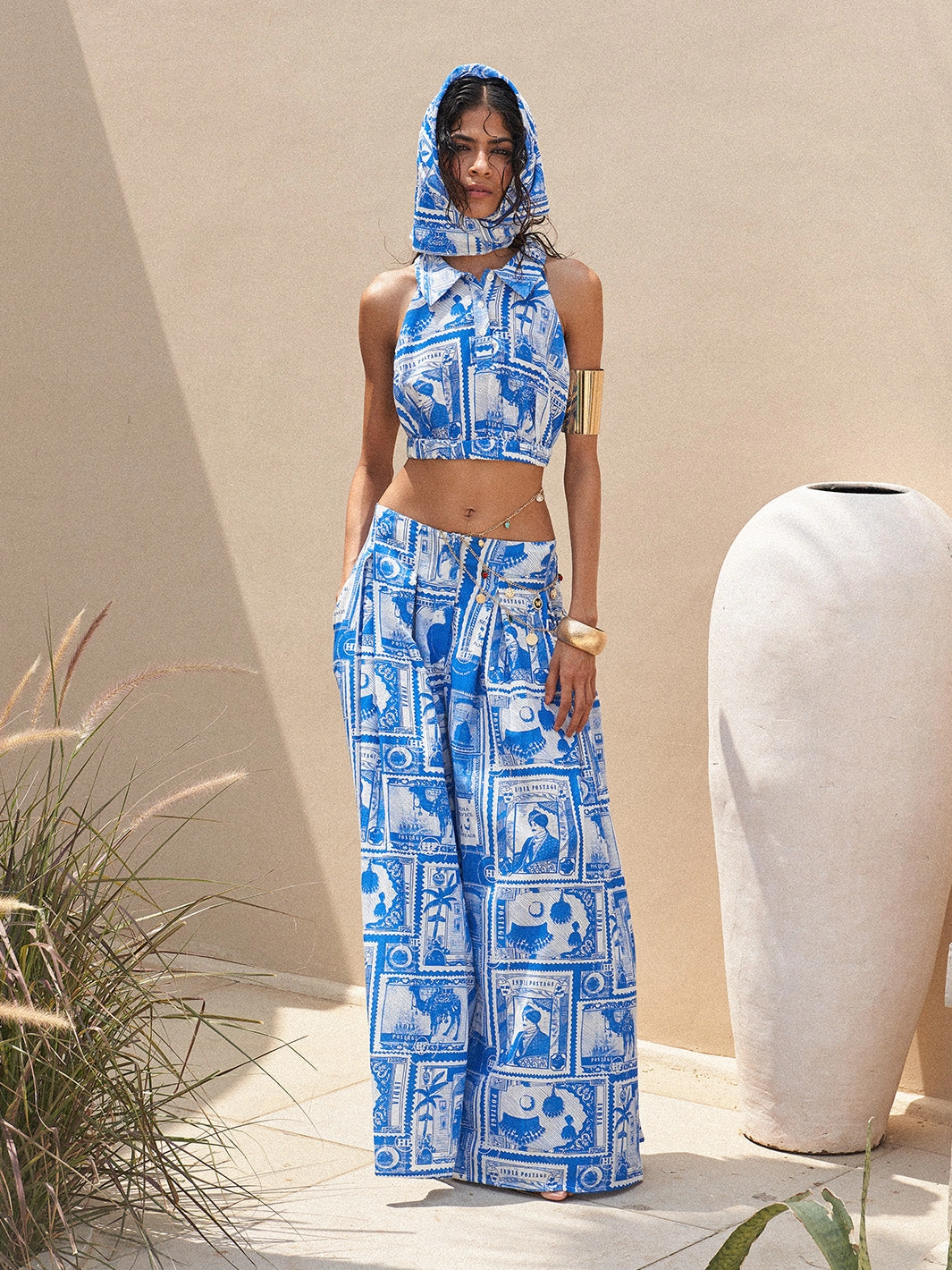 Subtle design Rambagh stamp print Co-ord Set