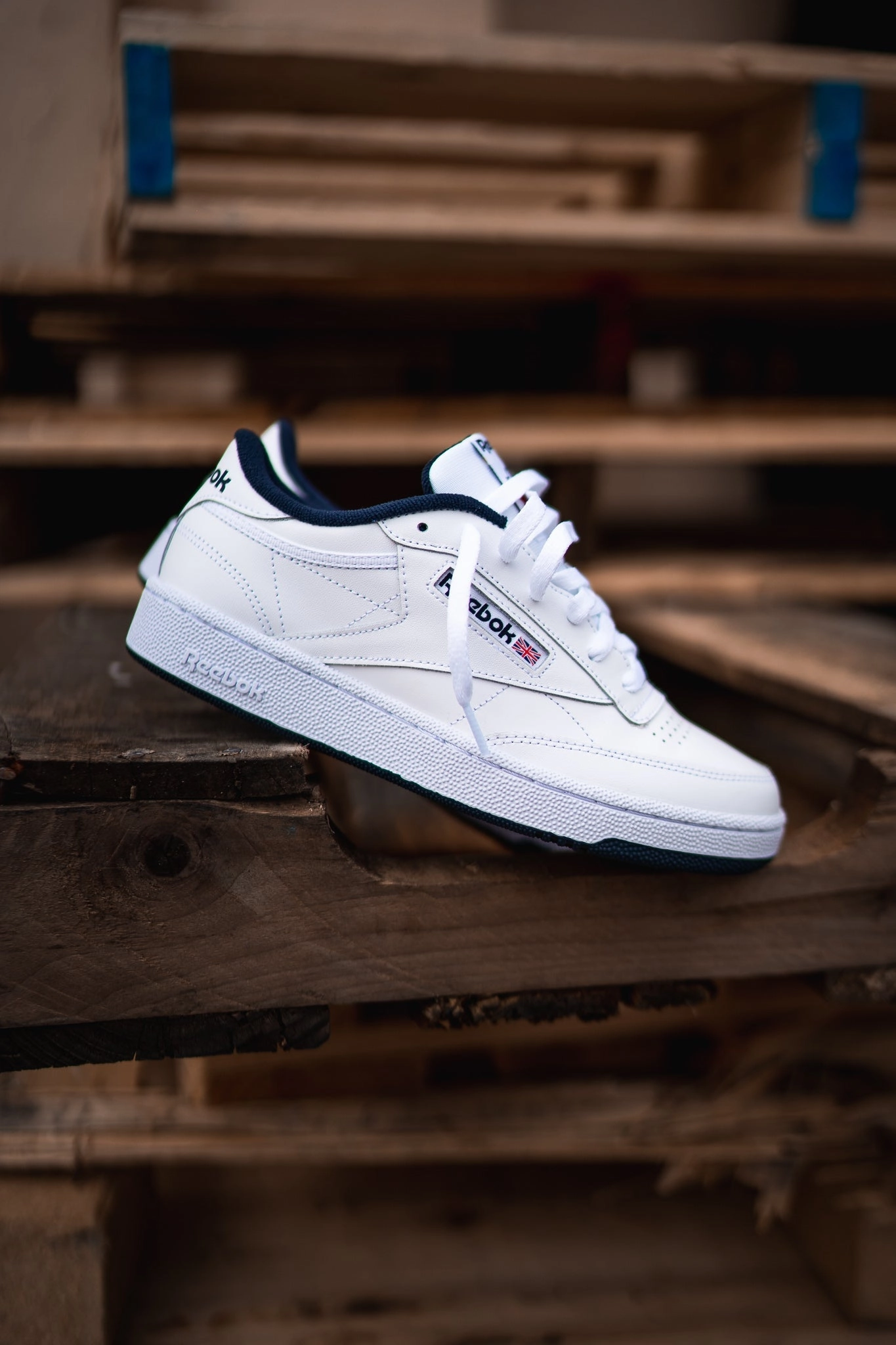 Energy Step Reebok Club C 85 (White/Navy)